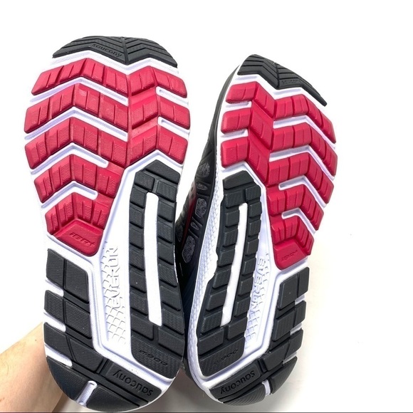 Saucony Echelon 6 grey pink running shoes - Picture 6 of 8